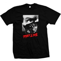 T-shirt pour hommes They Live John Carpenter Rowdy Roddy Piper — T-shirts pour hommes