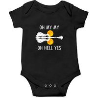 Oh My My Oh Hell Yes Moon Guitar Lake Shadow Onesie