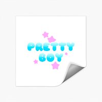 Pretty Boy - Trans Stickers — Stickers & Decals