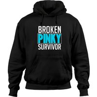 Hoodies Sarcastiques Broken Pinky Survivor Toe Finger pour Unisexe — Sweats à capuche pour hommes