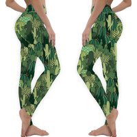 Leggings à Motif Cactus pour Femmes — Legging femme