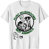 T-shirt essentiel Hunt Mushrooms Not Animals pour hommes — T-shirts pour hommes