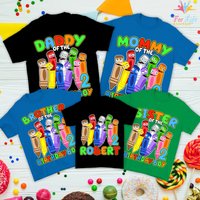 T-shirt pour hommes thème anniversaire Color Crew TV — T-shirts pour hommes