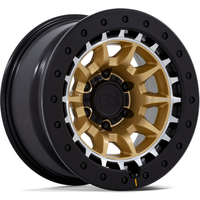 Roues Black Rhino BR016 Tusk Gold - 17x8.5 - 5x127 - 0 Offset — Roues et jantes