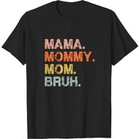 T-shirt pour hommes Mama Mommy Mom Bruh en noir