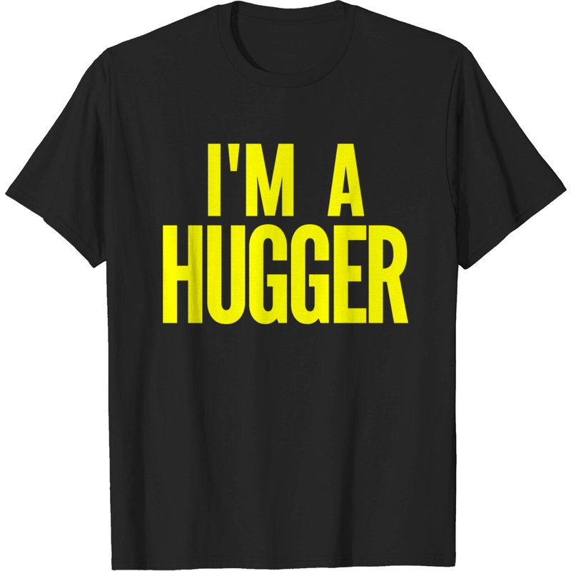 T-shirts Bayley I'm A Hugger pour hommes en noir — T-shirts pour hommes