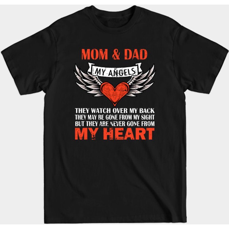 T-shirt Mom And Dad My Angels pour hommes - En mémoire des parents — T-shirts pour hommes