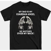 Mon Papa Est Mon Ange Gardien T-shirt pour Hommes
