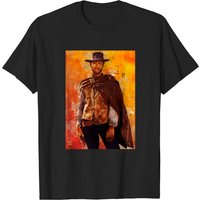 T-shirt pour hommes Clint Eastwood en noir