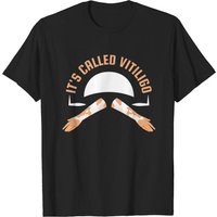 T-shirt pour hommes Its Called Vitiligo - Vitiligo en noir — T-shirts pour hommes