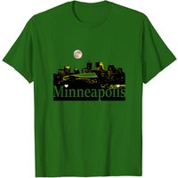 T-shirt pour hommes Skyline de Minneapolis — T-shirts pour hommes