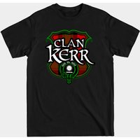 T-shirt pour hommes avec insigne de clan écossais Clan Kerr — T-shirts pour hommes
