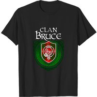 T-shirt avec écusson Clan Bruce Tartan Écossais pour hommes