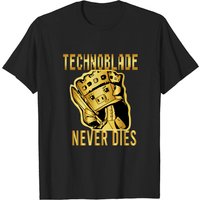 T-shirt Technoblade Never Dies Golden pour hommes