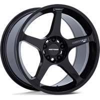 Motegi Racing MR159 Battle V Blackbird Metallic Wheels 17x8.5