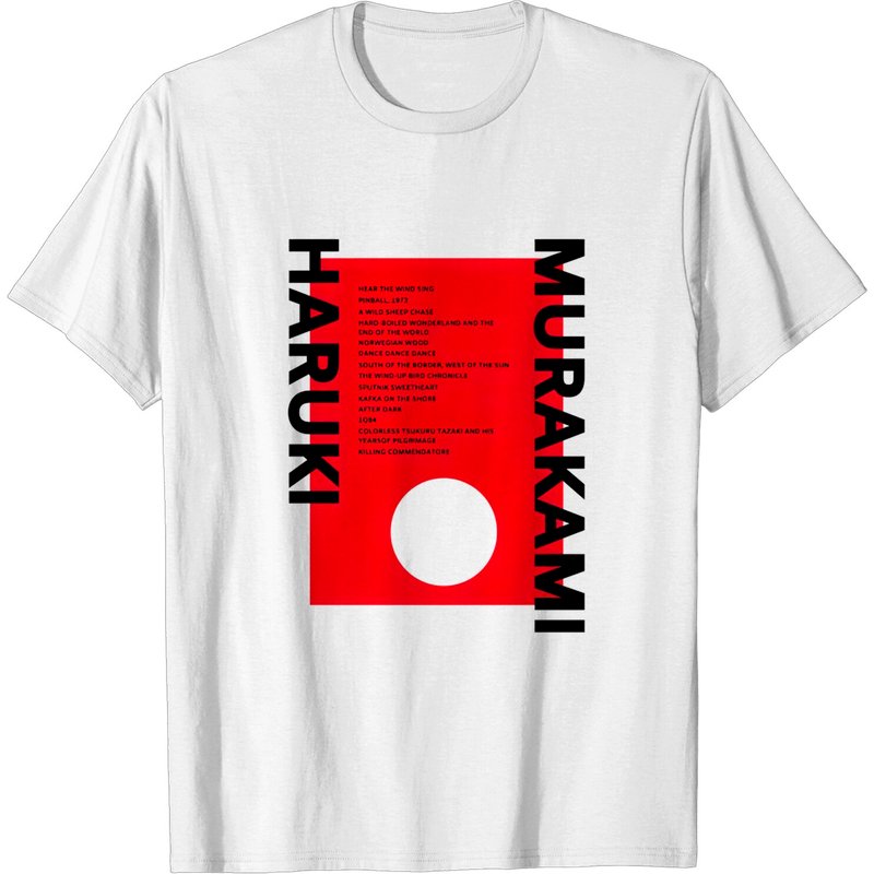 T-shirt pour hommes Haruki Murakami Books — T-shirts pour hommes