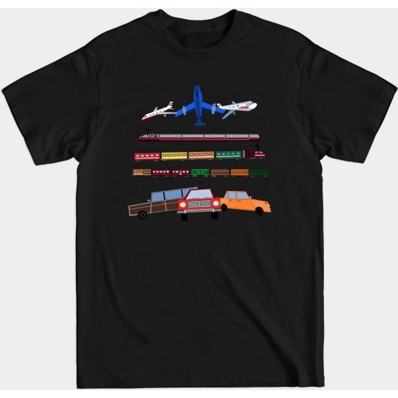 T-shirt Planes, Trains And Automobiles — T-shirts pour hommes