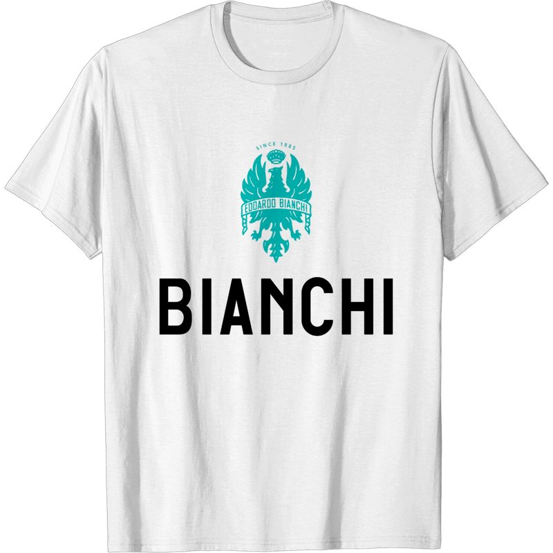 T-shirt pour homme avec logo Bianchi Bike Portrait — T-shirts pour hommes