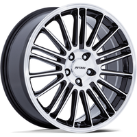 Petrol PE001 P1D Machined Black 17x8 Wheels with 5x114.3 Bolt Pattern