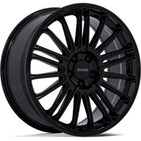 Petrol PE001 P1D Gloss Black 17x8 Wheels with 5x114.3 Bolt Pattern