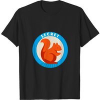 Secret Squirrel Men's T-Shirt in Black