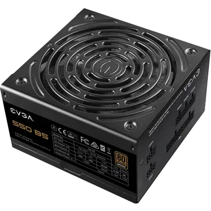 Evga 220-B5-0550-V1 550-Watt 80-Plus Bronze Fully Modular Power Supply — Power Supplies