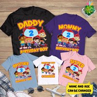 Little Einstein Birthday Family Matching T-Shirt for Men