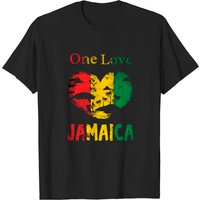 Jamaica One Love Men's T-Shirt in Black