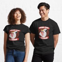 Drink Conk Be Stronk Funny Cockatoo Birb T-Shirt for Men