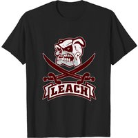 T-shirt Leach Pirate Bulldog Mississippi State Bulldogs pour hommes — T-shirts pour hommes