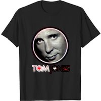 T-shirt pour hommes Tom Jones en noir — T-shirts pour hommes
