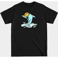 T-shirt Hammerhead Hammer Shark pour hommes en noir
