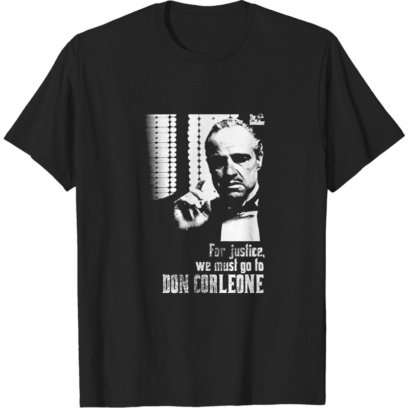 T-shirt officiel Justice Don Vito Corleone de The Godfather — T-shirts pour hommes