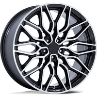 Roues Niche NC277 Calabria 5 Noir Brillant Mécanisé 20x10.5 5x120