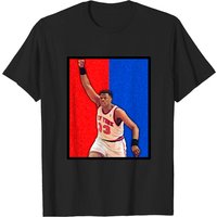 T-shirt Rouge Bleu Patrick Ewing pour hommes