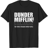 T-shirt pour hommes Dunder Mifflin en noir
