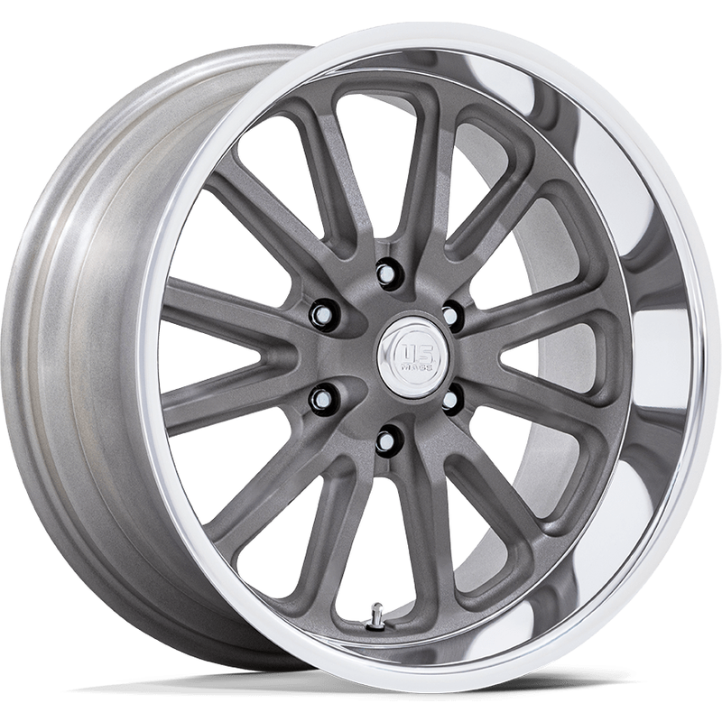 US Mag UC145 Rambler 6 Matte Gunmetal Diamond Cut Lip 20x8 — Wheels & Rims