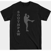 Left Handed Baseball Pitcher Lingo Tee for Men
