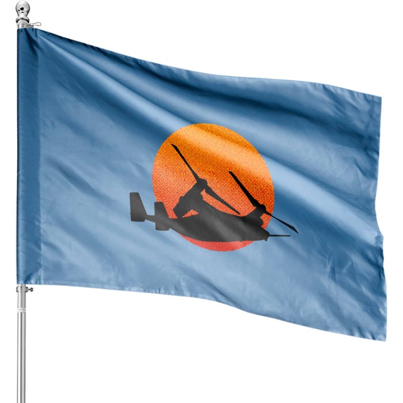 V-22 Osprey Aircraft Military History House Flag — Decorative Flags