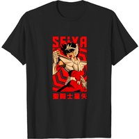 T-shirt Vintage Anime Pegasus Seiya pour hommes