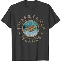 T-shirt pour hommes Tortue de mer des Îles Turques et Caïques — T-shirts pour hommes