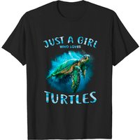 Just A Girl Who Loves Turtles T-Shirt pour hommes — T-shirts pour hommes