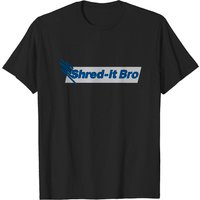 T-shirt pour hommes Shred It Bro en noir
