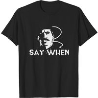 T-shirt pour hommes Say When Tombstone en noir — T-shirts pour hommes