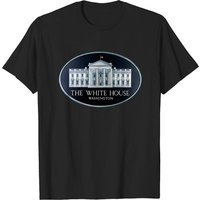 The White House Emblem Men's T-Shirt - Black