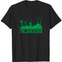 T-shirt parodique Sodfather vert herbe - Tondeuse à gazon pour hommes — T-shirts pour hommes