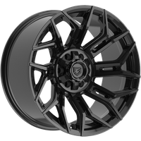 Roues Gear Off Road 776B Noires - 20x10 - Motif de boulon 6x135