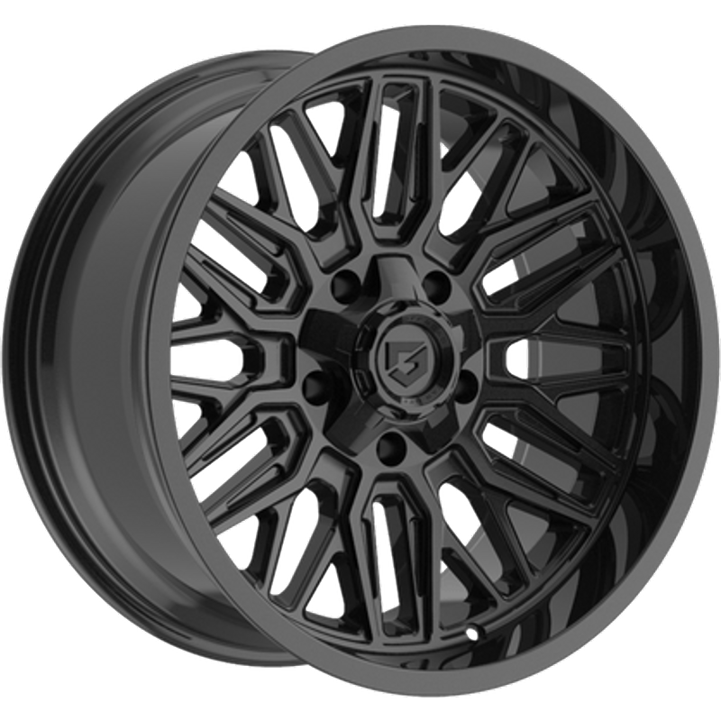 Gear Off Road 775B Black Wheels - 22x12 - 8x165.1 Bolt Pattern — Wheels & Rims