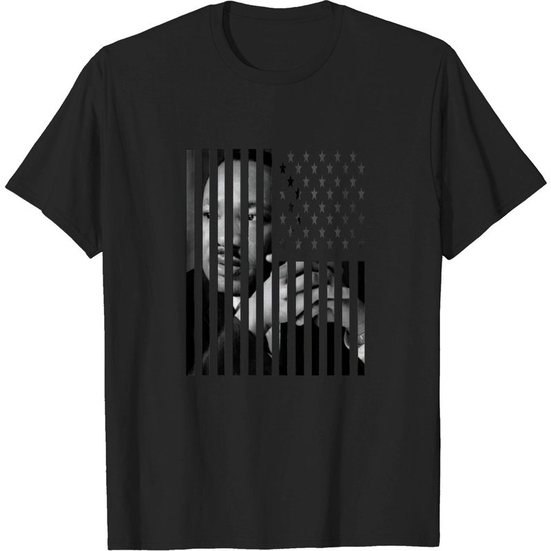 T-shirt MLK Drapeau Américain pour Hommes — T-shirts pour hommes