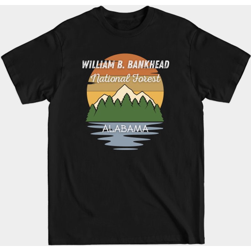 T-shirt pour hommes de la forêt nationale William B. Bankhead Alabama — T-shirts pour hommes
